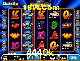 Biblioteca de slots populares na 444Ok